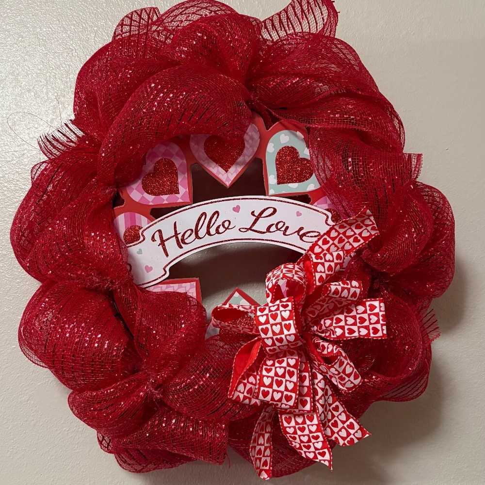 Valentine’s Day wreath